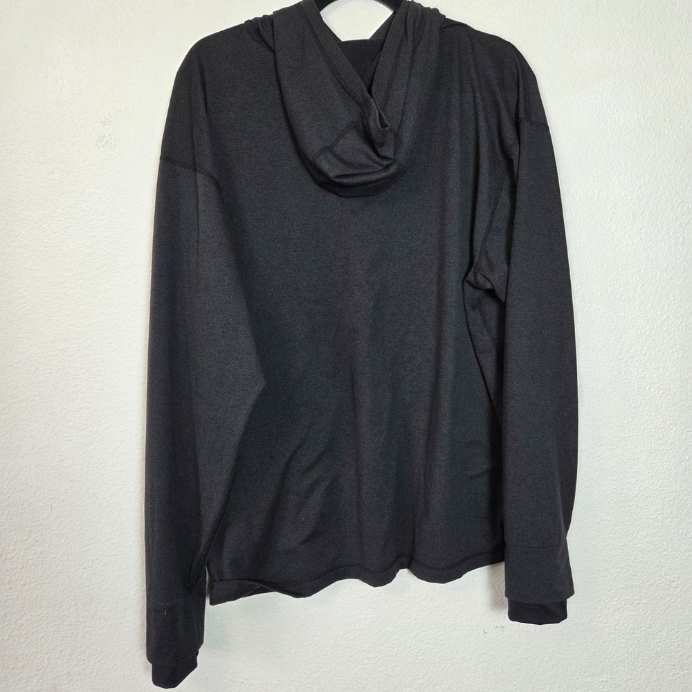 Z By Zella Mens Hooded Shirt‎ Lightweight Pullover Gray Large - Picture 2 of 7